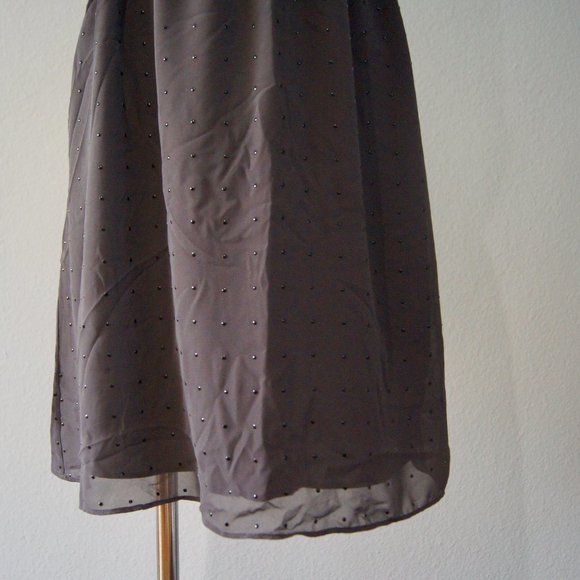 Broadway & Broome (Madewell) Gray Spaghetti Strap Dress Size 8 - Picture 4 of 7